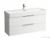 Laufen Base szafka pod umywalkę 118x39 cm biały połysk H4024721102611